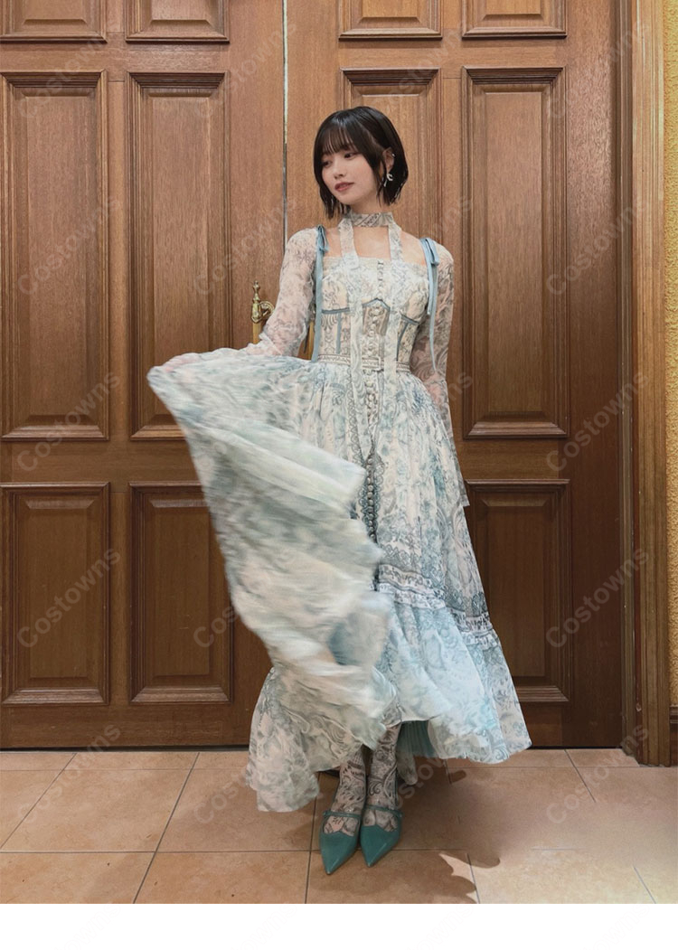 乃木坂46 「ネーブルオレンジ」 中西アルノ コスプレ衣装 アイドル衣装-1