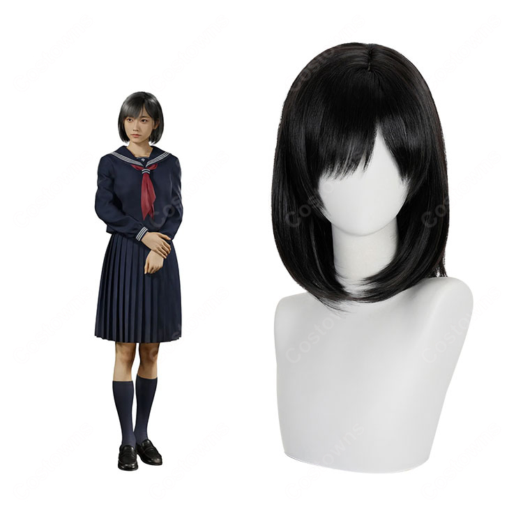 サイレントヒルf 深水雛子 コスプレウィッグ-1