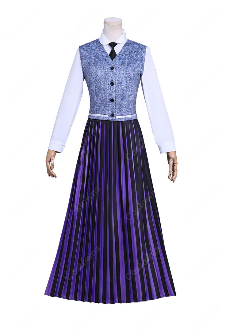 ウェンズデー シーズン2 ネヴァーモア学園の生徒 制服 コスプレ衣装-4