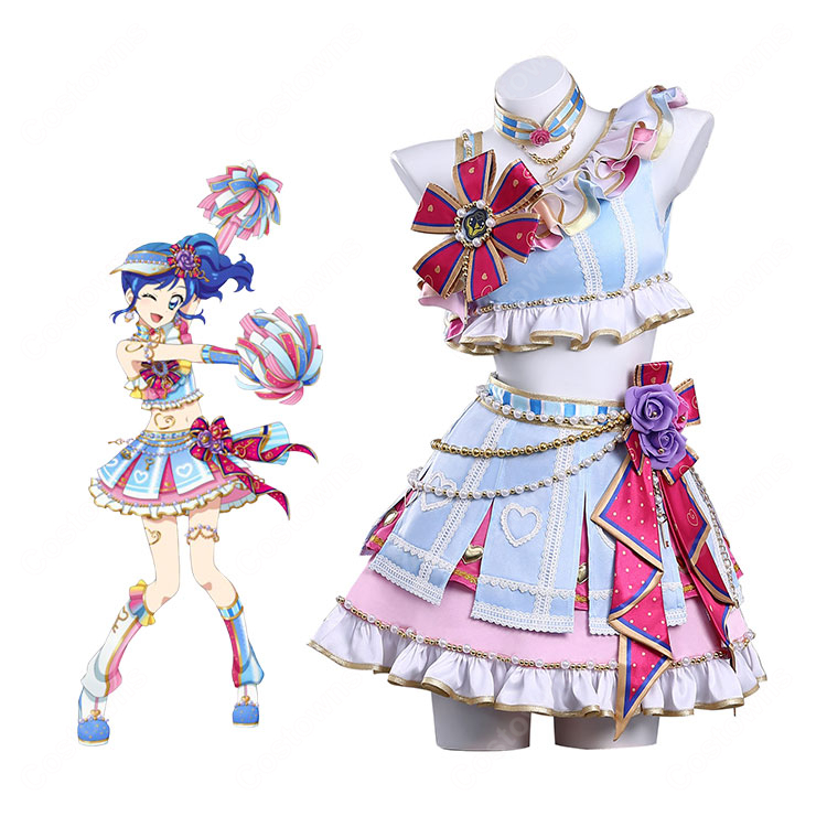 アイカツ! 霧矢あおい  ドリーミーキーチアコーデ コスプレ衣装-1