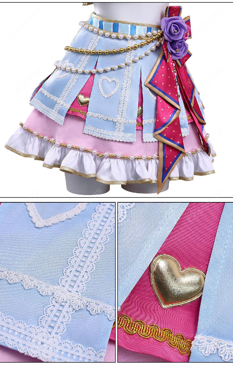 アイカツ! 霧矢あおい  ドリーミーキーチアコーデ コスプレ衣装-9