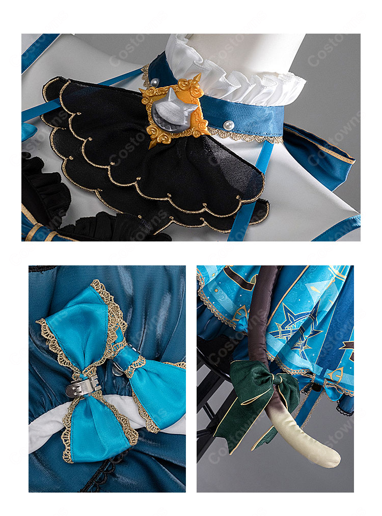 原神カフェ in ソウル リネット コスプレ衣装-5