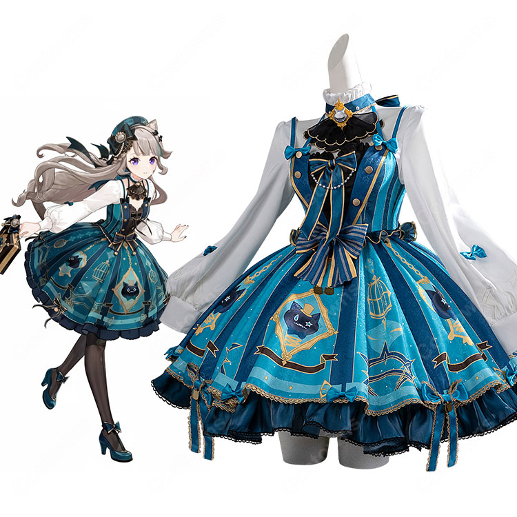 原神カフェ in ソウル リネット コスプレ衣装-1