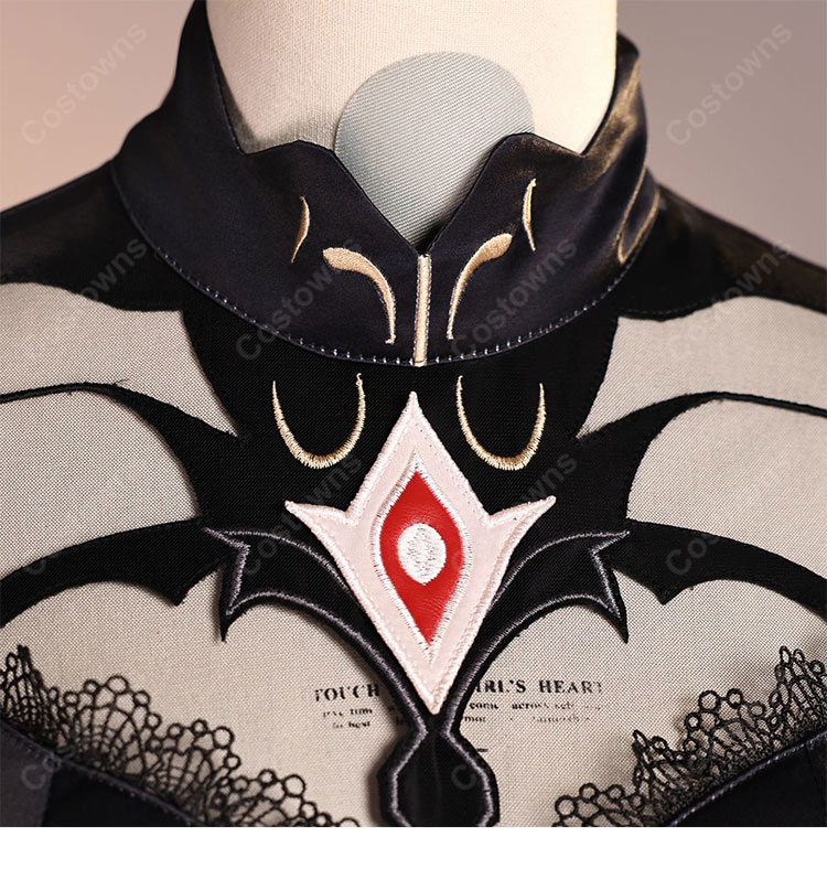 原神 ロノヴァ 死の執政 コスプレ衣装-4