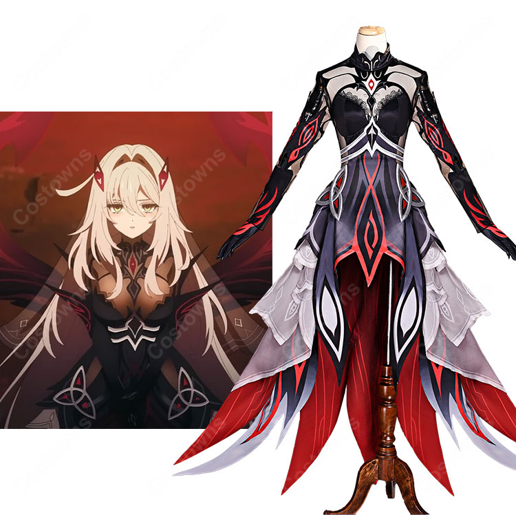 原神 ロノヴァ 死の執政 コスプレ衣装-1