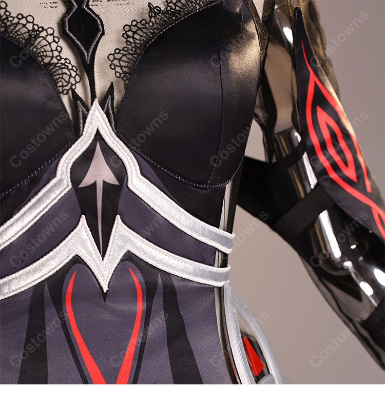 原神 ロノヴァ 死の執政 コスプレ衣装-7