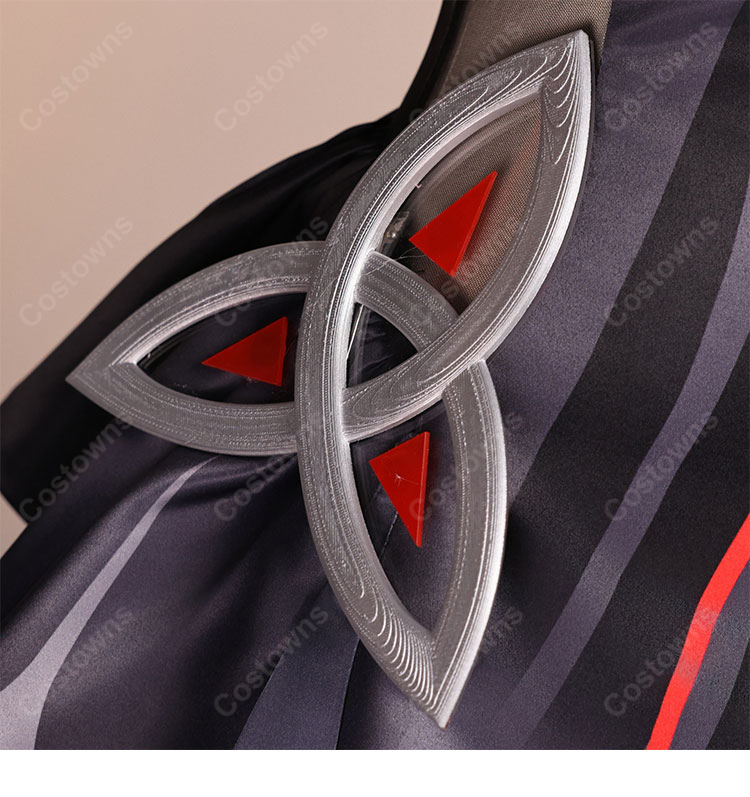 原神 ロノヴァ 死の執政 コスプレ衣装-8