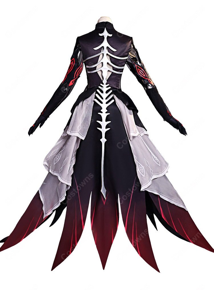 原神 ロノヴァ 死の執政 コスプレ衣装-3