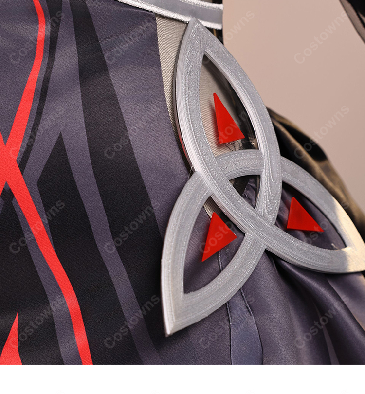 原神 ロノヴァ 死の執政 コスプレ衣装-14