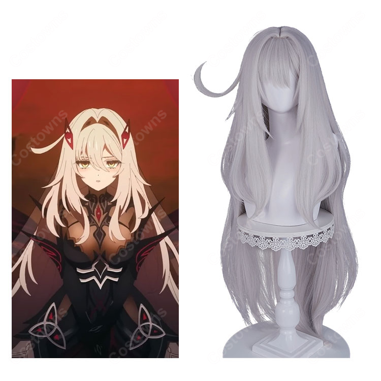 原神 ロノヴァ 死の執政 コスプレウィッグ-1