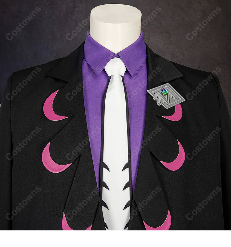 ポケモンレジェンズZ-A カラスバ コスプレ衣装-5