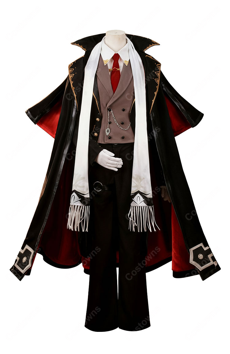原神 璀夜华宴シリーズ ディルック アカツキワイナリーの貴公子 コスプレ衣装-2