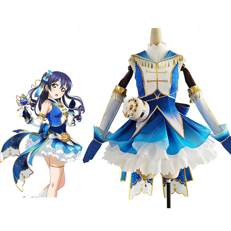 ラブライブ! スクールアイドルフェスティバル 園田海未 お化粧の魔法編 もっと綺麗に! コスプレ衣装-1