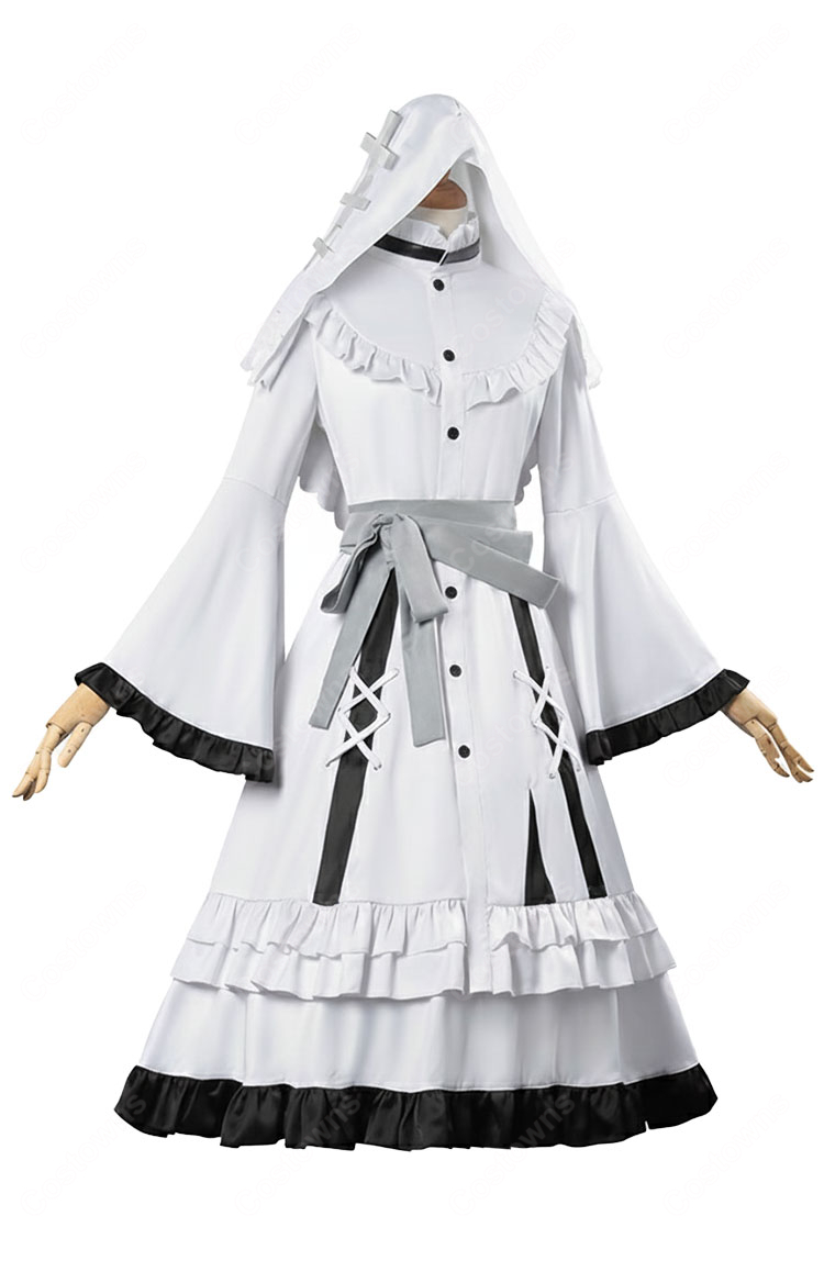 魔法少女ノ魔女裁判 氷上メルル コスプレ衣装-3