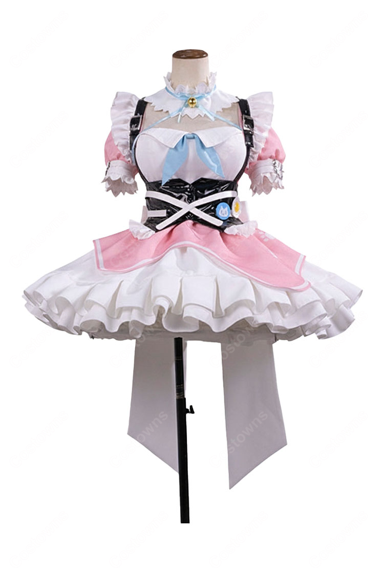 VTuber 結城さくな 猫メイド コスプレ衣装-2