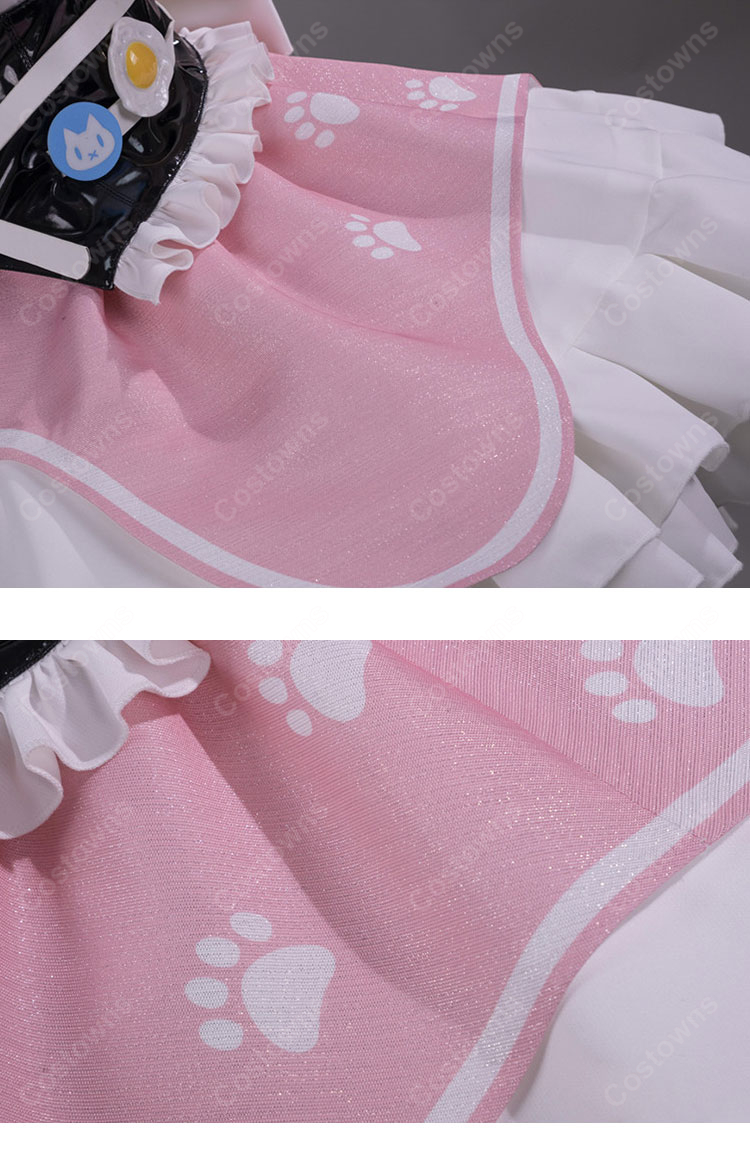 VTuber 結城さくな 猫メイド コスプレ衣装-10