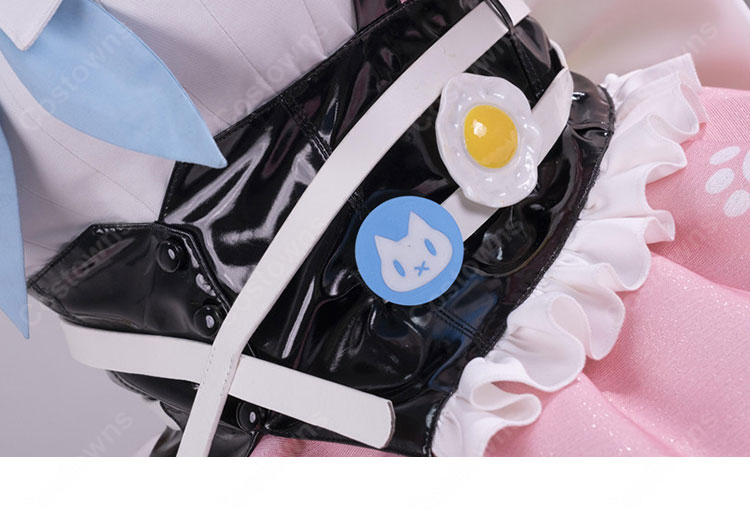 VTuber 結城さくな 猫メイド コスプレ衣装-8