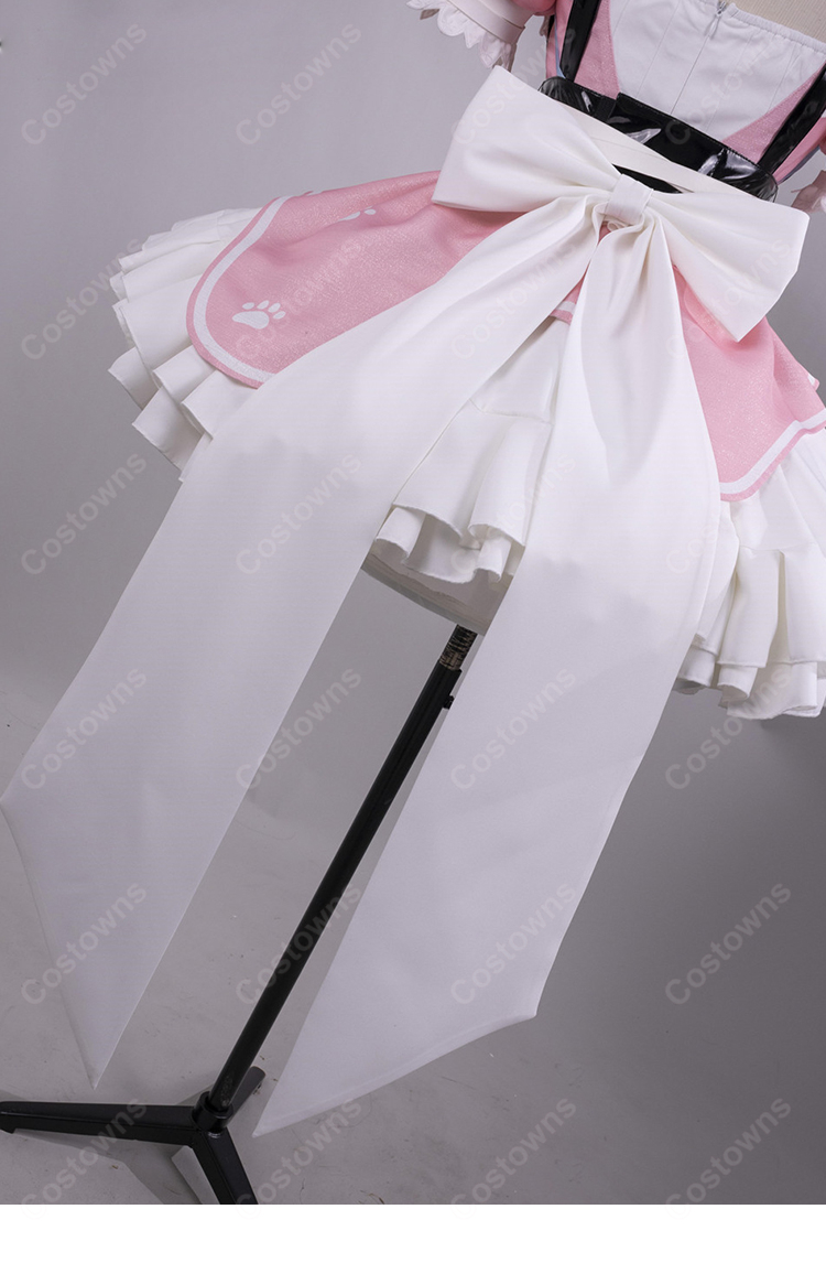 VTuber 結城さくな 猫メイド コスプレ衣装-12