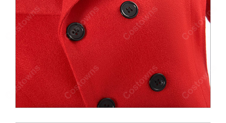 コミック版 新世紀エヴァンゲリオン 惣流・アスカ・ラングレー コート姿 コスプレ衣装-11