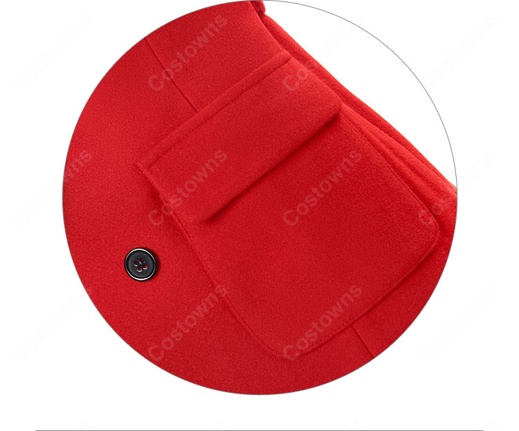 コミック版 新世紀エヴァンゲリオン 惣流・アスカ・ラングレー コート姿 コスプレ衣装-8