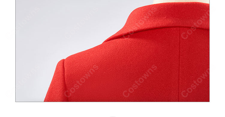 コミック版 新世紀エヴァンゲリオン 惣流・アスカ・ラングレー コート姿 コスプレ衣装-7