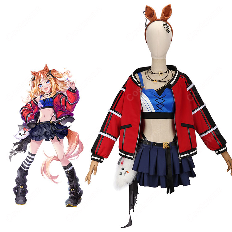 ウマ娘 プリティーダービー エスポワールシチー 勝負服 コスプレ衣装-1