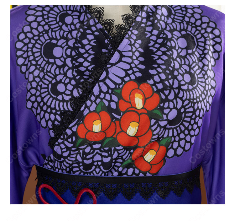 アイカツ! 和の心・ダーク 藤堂ユリカ コスプレ衣装-5