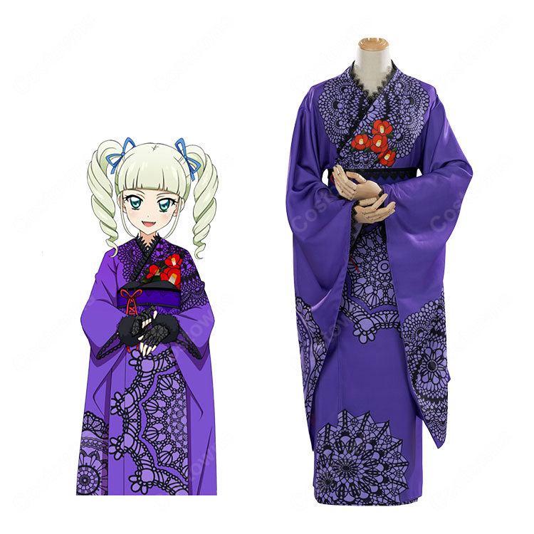 アイカツ! 和の心・ダーク 藤堂ユリカ コスプレ衣装-1