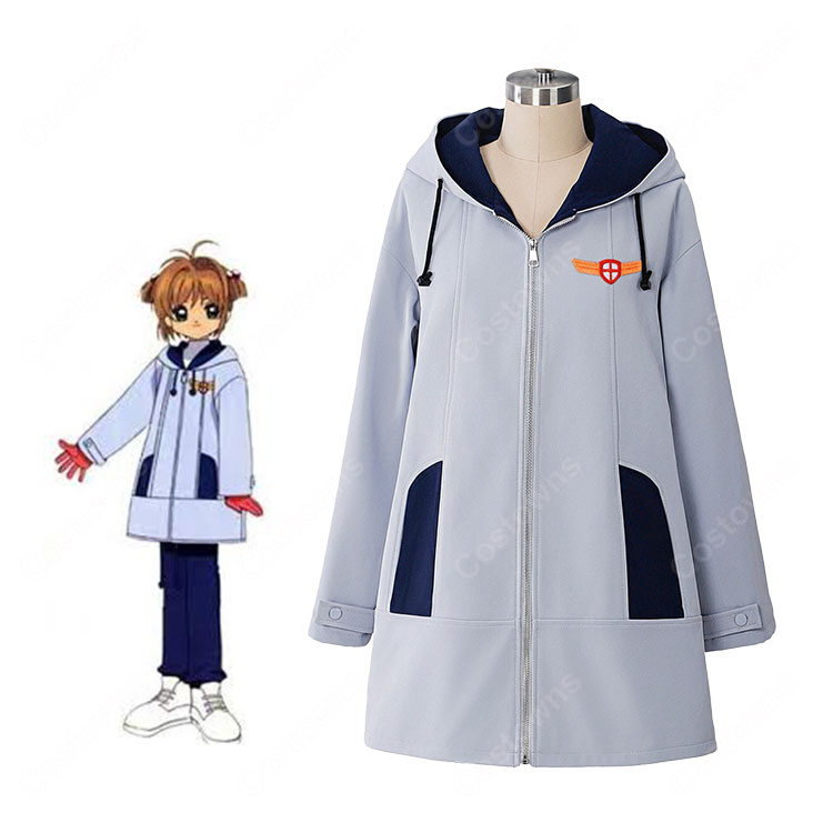 カードキャプターさくら 木之本桜 友枝小学校 ウィンドブレーカー コスプレ衣装-1