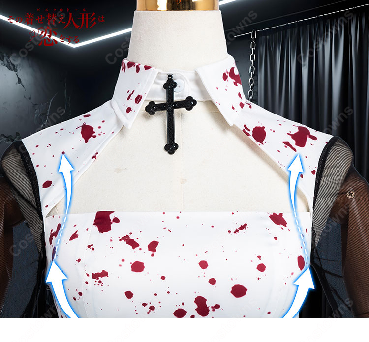 その着せ替え人形は恋をする 喜多川海夢 修道服 コスプレ衣装-4