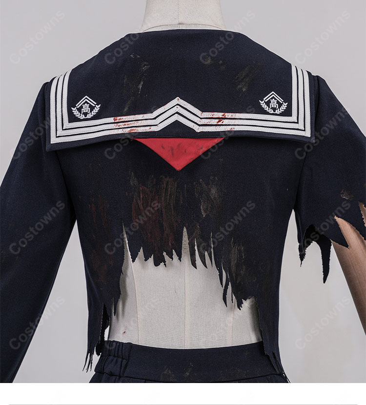 サイレントヒルf 深水雛子 戎ヶ丘の狂犬 制服 コスプレ衣装-8