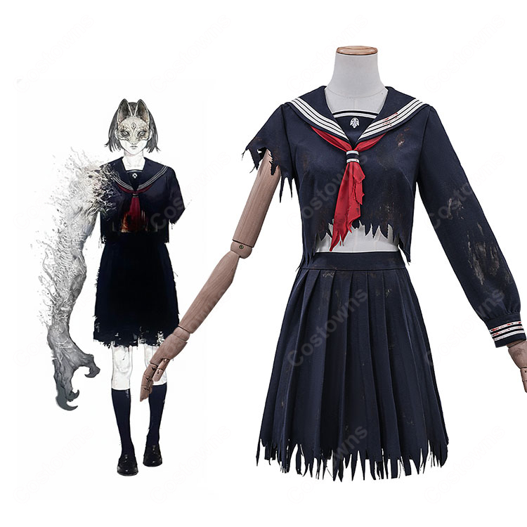 サイレントヒルf 深水雛子 戎ヶ丘の狂犬 制服 コスプレ衣装-1