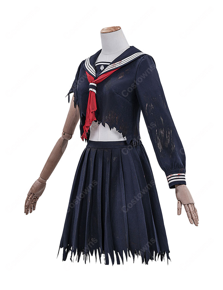 サイレントヒルf 深水雛子 戎ヶ丘の狂犬 制服 コスプレ衣装-3