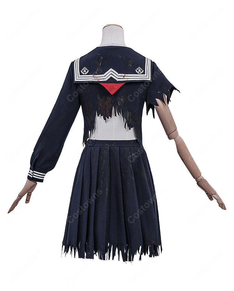 サイレントヒルf 深水雛子 戎ヶ丘の狂犬 制服 コスプレ衣装-4