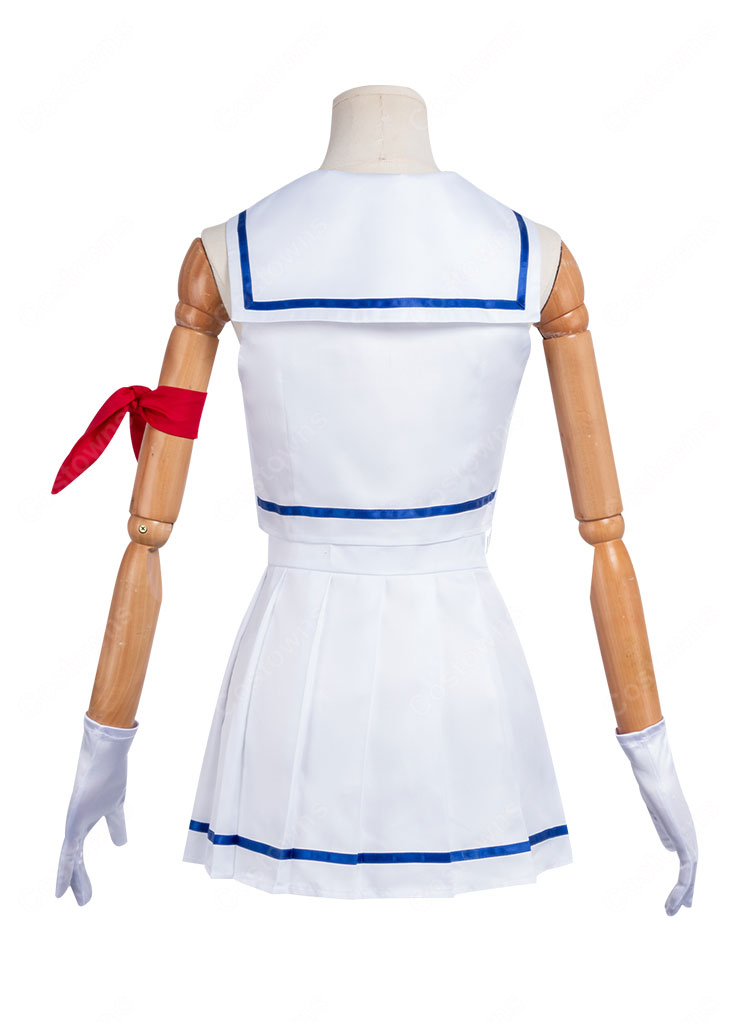 ソードアート・オンライン アスナ セーラー服 コスプレ衣装-3