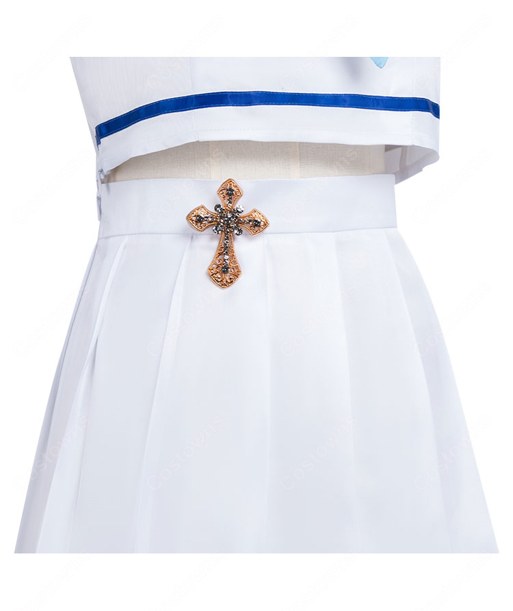 ソードアート・オンライン アスナ セーラー服 コスプレ衣装-4