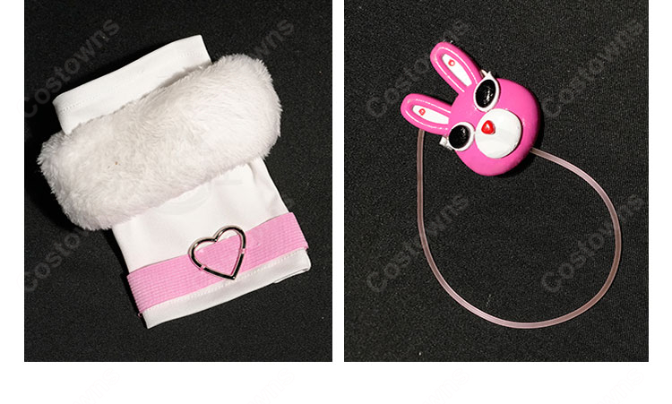 勝利の女神:NIKKE  ミルク:ブルーミングバニー コスプレ衣装-9