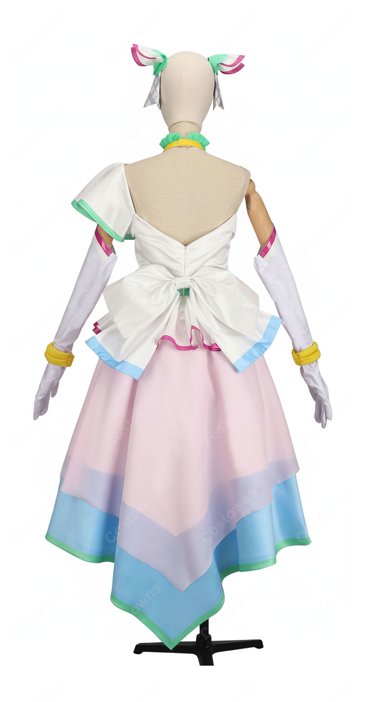キミとアイドルプリキュア♪ キュアズキューン プリルン コスプレ衣装-5