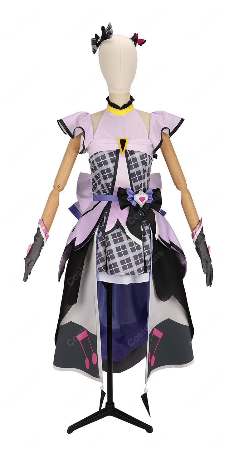 キミとアイドルプリキュア♪ キュアキッス メロロン コスプレ衣装-2
