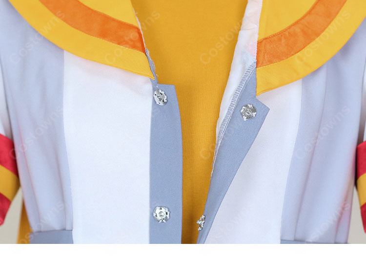 わんだふるぷりきゅあ！ざ・むーびー！ ドキドキ♡ゲームの世界で大冒険！ 兎山大福 映画ver. 人間の姿 コスプレ衣装-10