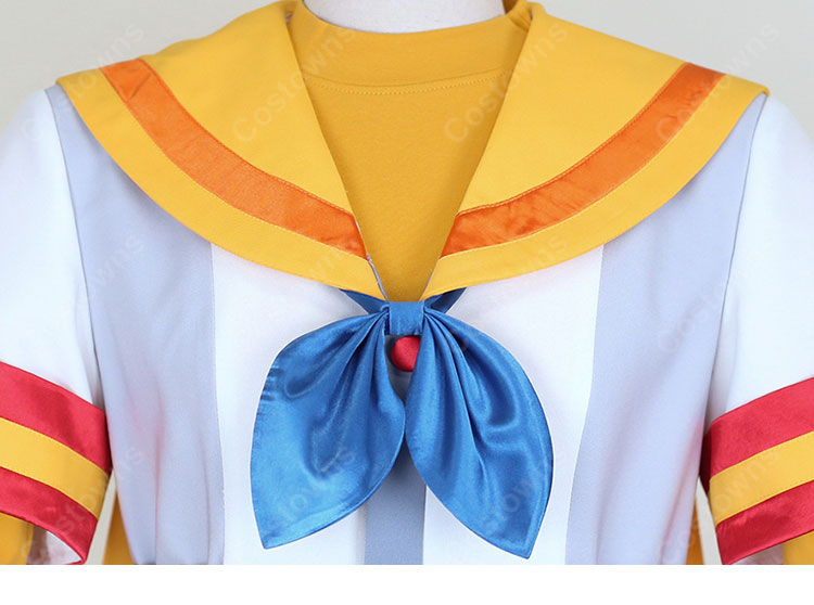 わんだふるぷりきゅあ！ざ・むーびー！ ドキドキ♡ゲームの世界で大冒険！ 兎山大福 映画ver. 人間の姿 コスプレ衣装-6