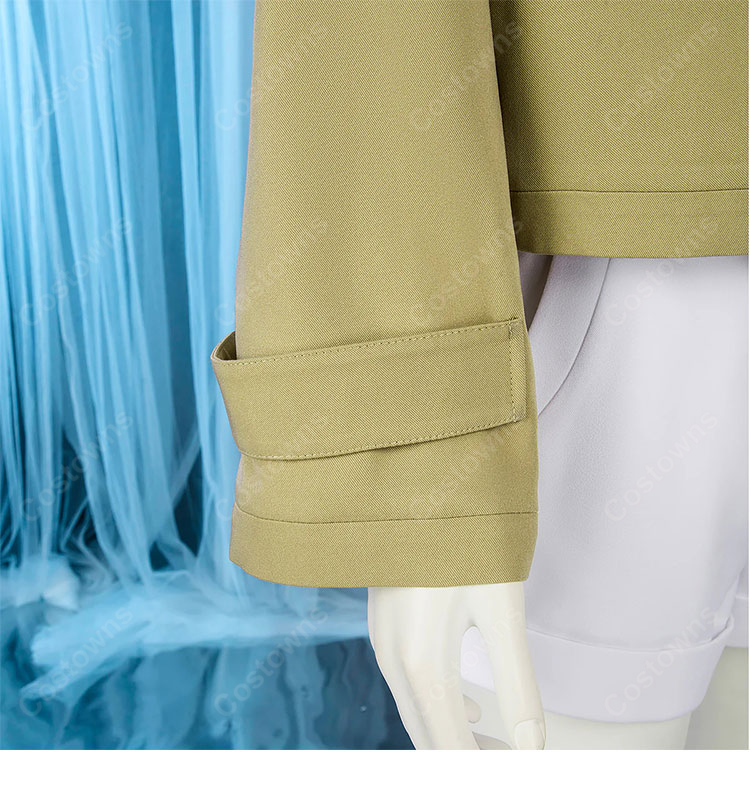 Pokémon LEGENDS Z-A タウニー コスプレ衣装 (コート、インナー、ショートパンツ、ウエストポーチ)-11