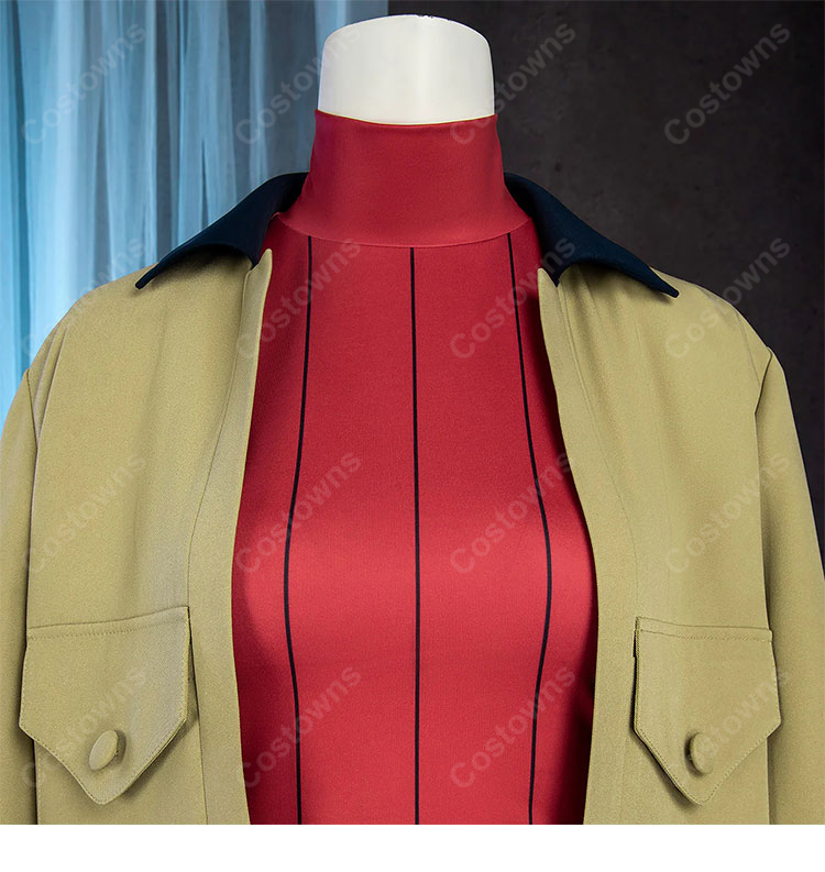 Pokémon LEGENDS Z-A タウニー コスプレ衣装 (コート、インナー、ショートパンツ、ウエストポーチ)-9