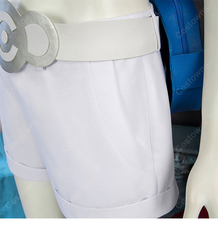 Pokémon LEGENDS Z-A タウニー コスプレ衣装 (コート、インナー、ショートパンツ、ウエストポーチ)-16