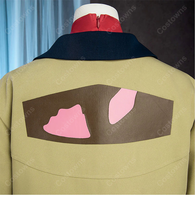 Pokémon LEGENDS Z-A タウニー コスプレ衣装 (コート、インナー、ショートパンツ、ウエストポーチ)-12