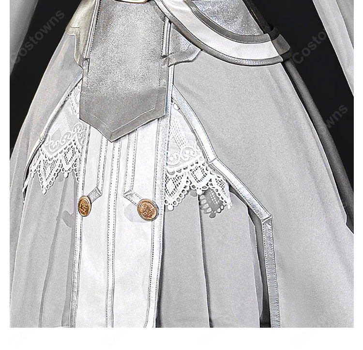 ソードアート・オンライン ムーン・クレイドル編 結城明日奈 アスナ 星王妃 コスプレ衣装-7