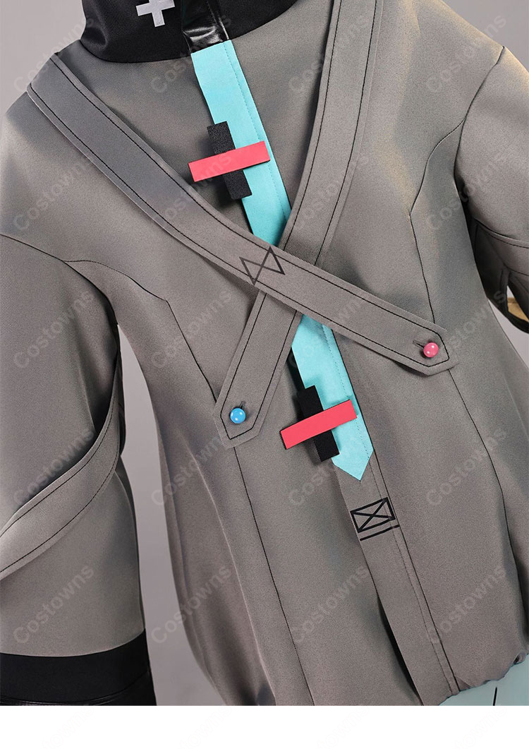 劇場版プロジェクトセカイ 壊れたセカイと歌えないミク 歌を届けたい 初音ミク コスプレ衣装-5