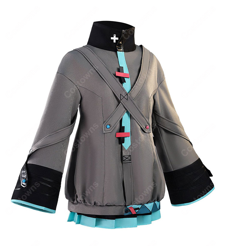 劇場版プロジェクトセカイ 壊れたセカイと歌えないミク 歌を届けたい 初音ミク コスプレ衣装-3