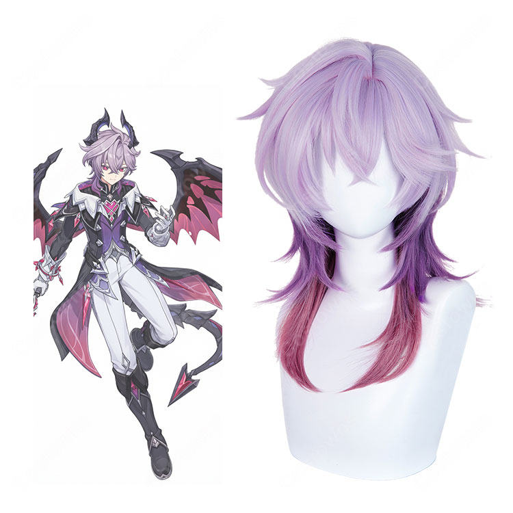 原神 ドゥリン シムランカの「悪龍」 人間の姿 コスプレウィッグ-1