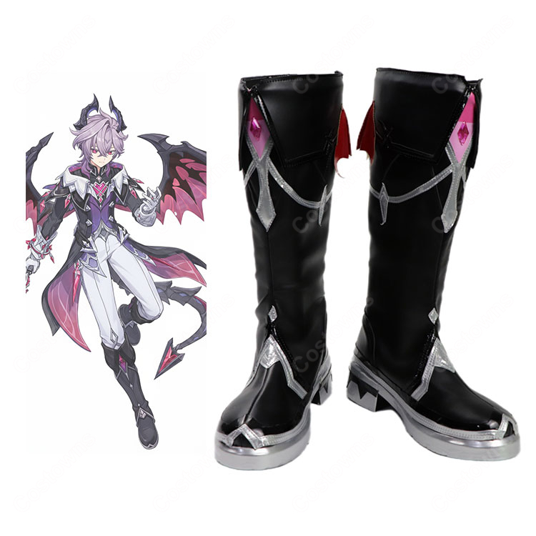 原神 ドゥリン シムランカの「悪龍」 人間の姿  コスプレ靴-1